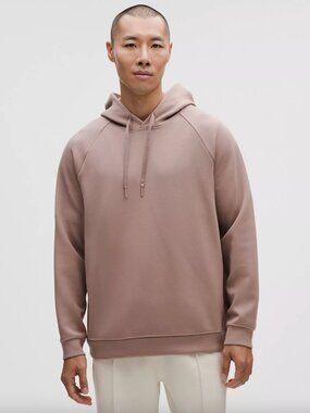 Lululemon Smooth Spacer Classic-Fit Pullover Hoodie M3FDVS (Rose Mauve) - XXL